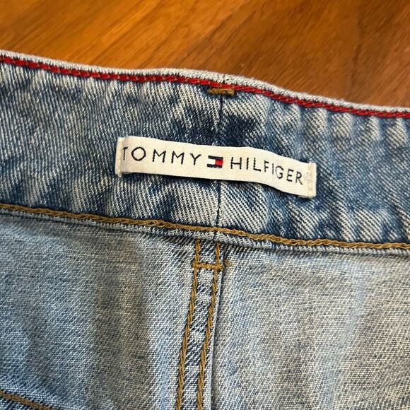 Tommy‎ Hilfiger vintage women's denim jean mom short size 8 double button - Picture 2 of 9
